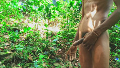 Outdoor rough sex with village young couple fucking so hard