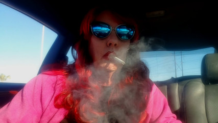MATURE REDHEAD CAR SMOKING MARLBORO 100s (Long Version) thumbnail
