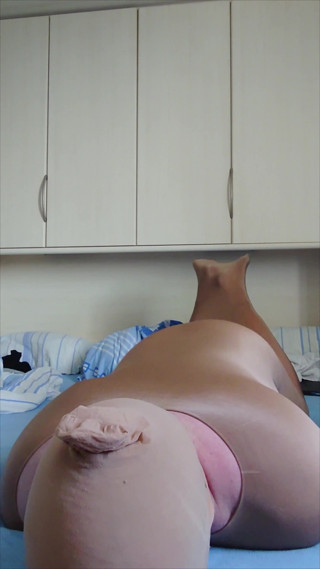 Carmen Nylonjunge Tests Bodystocking for Full Body