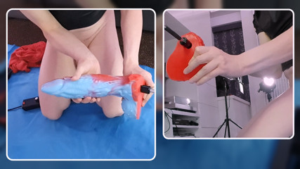 Mike Essex tries an impossible dragon dildo