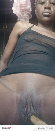 Orgasms with mingling stick while on bed