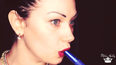 Smoking compilation & lipstick & lip fetish!