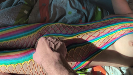 Sexy Costumed Step Sister Lets Me Touch Her Tight Virgin Pussy And Follow Her Outline