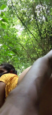 The boy cleverly fooled the mummies and had an amazing pusssy sex in the jungle