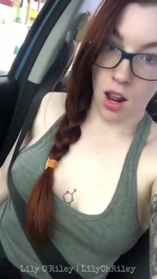 Stockings & Seatbelts Masturbation