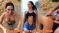Watched on a lonely girl on a wild beach. Seduced her into blowjob and sex.