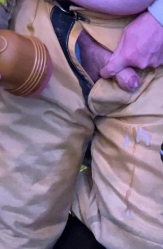 Firefighter Fleshlight Fun and Cum