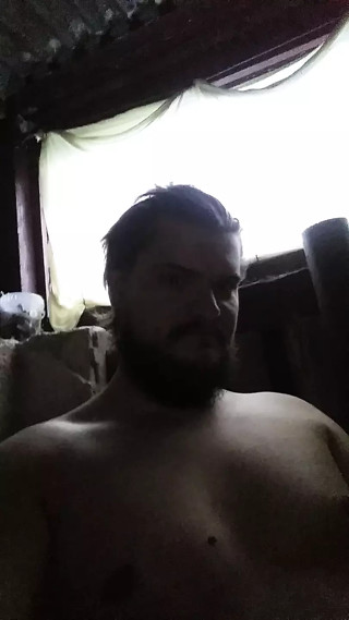 Naked on drums