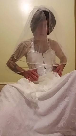 sissy bridal outfit