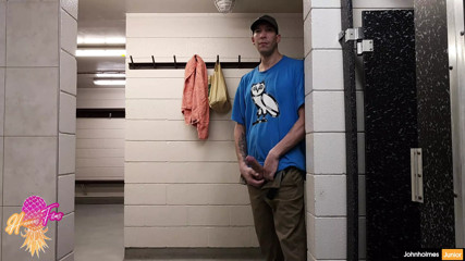 johnholmesjunior at open public showers change room in burnaby sports complex vancouver