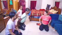 Desi Horny Female Yoga Teacher Teaches How to Do Yoga Sex with Her All Students ( Hindi Audio )