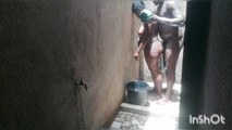 Love in secret in the African shower