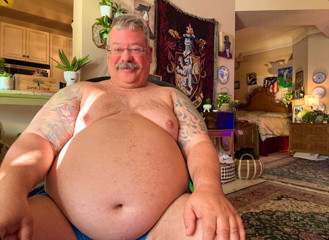 Naked Dancing Bull Balls and Long 6 Minute Long Cum Tribute