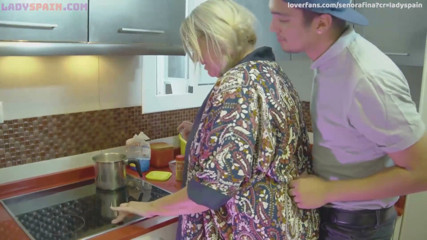 Busty Mature Woman Cooks Her Star Recipe