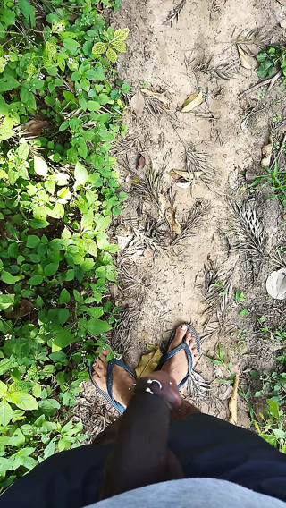 Walking naked outdoor Part 3 Indian guy in the forest, cock