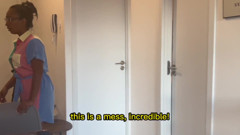 Step mother says: I have a better place for your cum. English subtitles