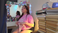 Russian actress shoots solo backstage video