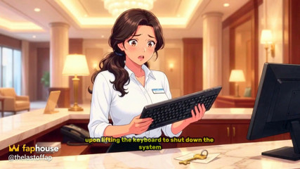 Hotel Employee Cheating Wife Rides Permanent Guest While Boyfriend Watches Netorare Hentai