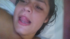 missionaty rough fuck and creampie to the cheating wife and when the time of motel ended i fucked her again with clothes on