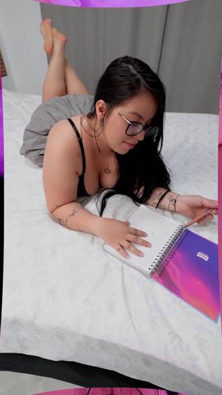POV Help Me with My Anatomy Homework? and I'll Reward You with My Pussy