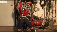 Steffi Chair-tied Ballgagged