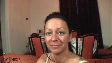 MILF Tattoo Slut with Small Tits Loves Big Cocks