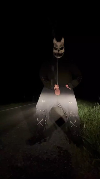 taking a risk and pissing all over the place and myself on a busy road