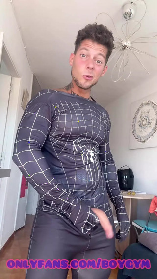 Spiderman with Fat Cock Talking Dirty