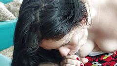 My stepsister's best cock sucking