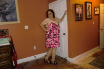Sexy Stip From Pink Camo Lingerie, I Am Wearing a