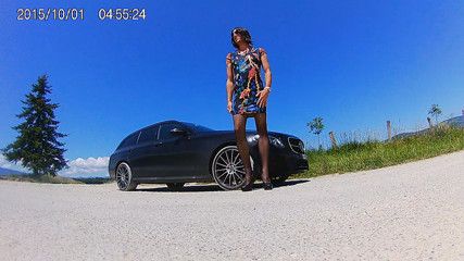 Exhib in front of my car thumbnail