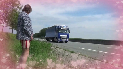 Transgender Travesti Lingerie Sounding Outdoor Road 32