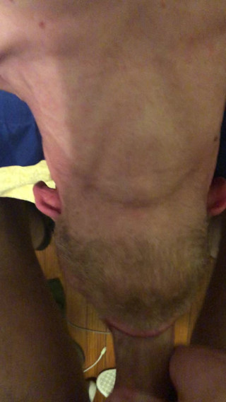 Huge cock throat fuck
