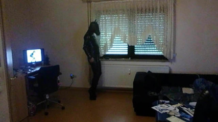 Latex Catsuit Ponygirl Ponyboy Hufstiefel
