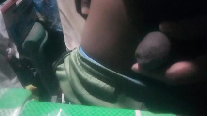 Big Black Land Hand job by self Part 2