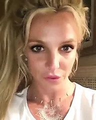Fucking hot Britney Spears cum face