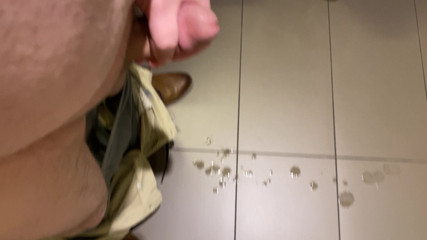 blew a huge load at work