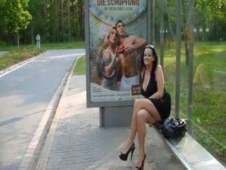 Well, she had some time to masturbate before the bus showed up