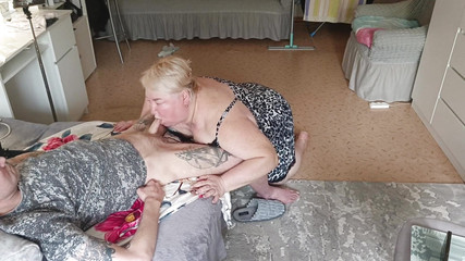Neighbor Gently Sucks Dick Until I Cum