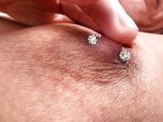 Pierced Nipple Fetish - The Fine Details of Stella St. Rose's Nipples Close-Up