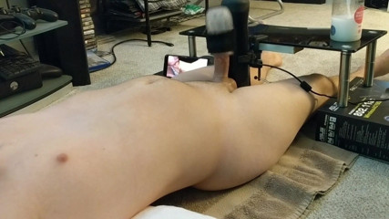 Laying on the floor with handy