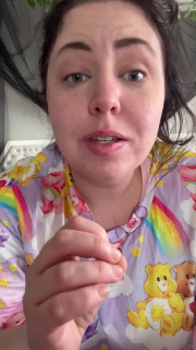 Feral BBW MILF Masturbates in Nightie
