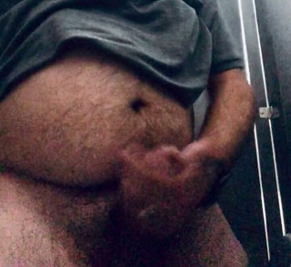 HornBall Hubby- Another public bathroom jerk n cum