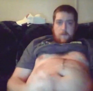Bear stroking till cums