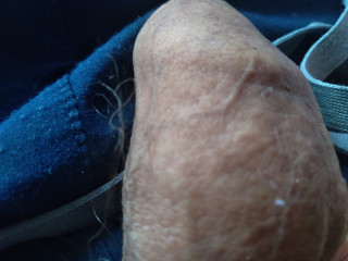 Young man prepares his fat cock for amateur sex
