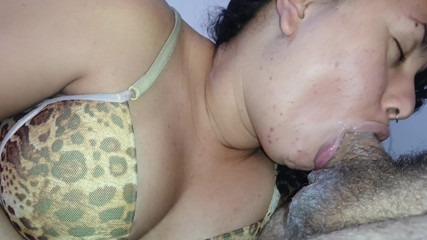 THAT NERVOUS TONGUE, SHE LICKS NON-STOP, FROM SIDE TO SIDE