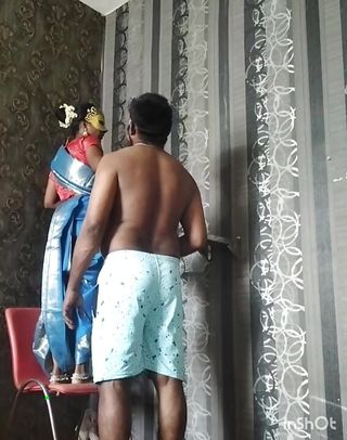 Tamil lady boss with labour 1