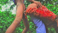Indian desi village 18 year old couple wild sex in the jungle