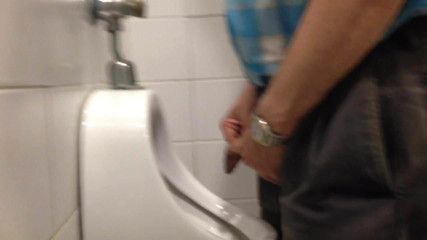 Grandpa pissing