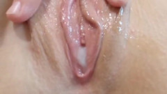 Close-up of a Cowgirl Cumming Inside